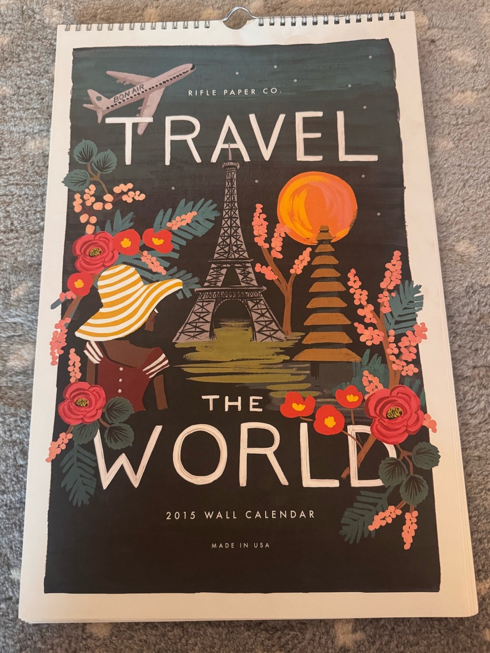 Rifle Paper Co. Travel the World Calendar 2015 Rare